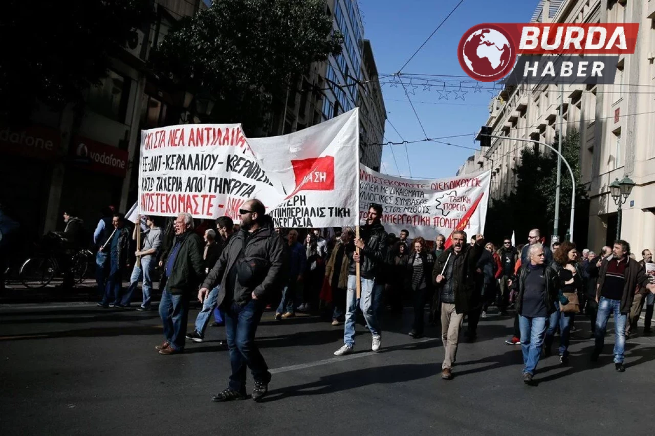 Yunanistan'da Binlerce İşçi Genel Grev İçin Sokaklara İndi!