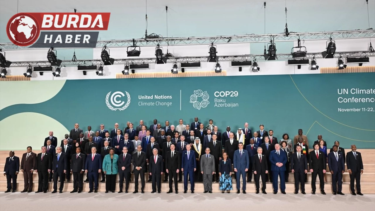 COP29 İklim Zirvesi'nde Dünya Liderleri Aynı Karedeler.