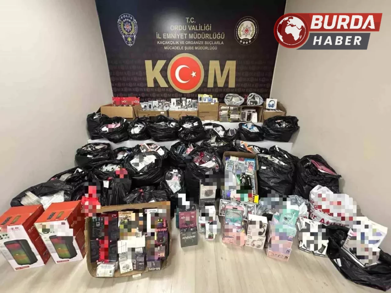 Ordu'da polis ekiplerinden kaçakçılıkla mücadele kapsamında operasyon!