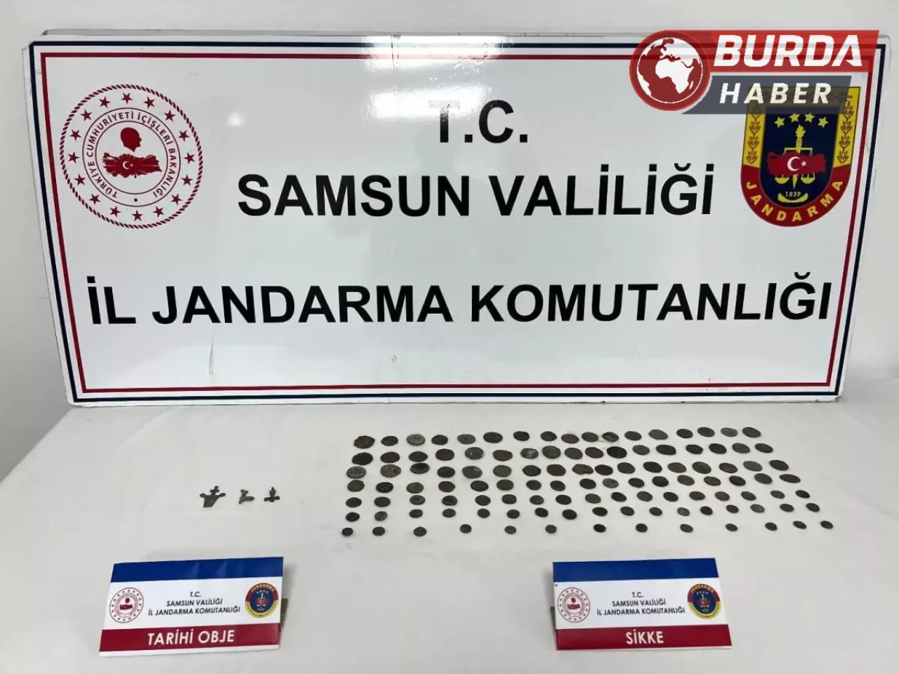 Jandarma, Samsun İlkadım'da 113 Adet Sikke Ele Geçirdi!