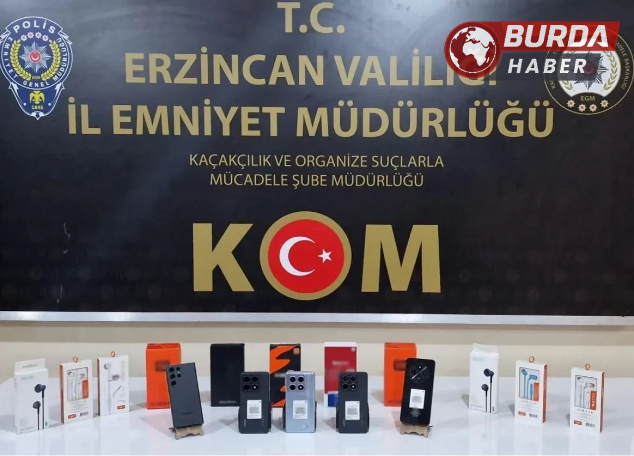 Kaçak telefon ticareti yapan şüpheli polis tarafından yakalandı.