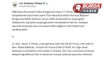 Türk ve Amerikalı Korgeneraller, Ankara'da Bir Araya Geldi.