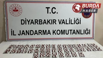 Diyarbakır'da 584 adet uyuşturucu ile yakalanan zanlı tutuklandı.