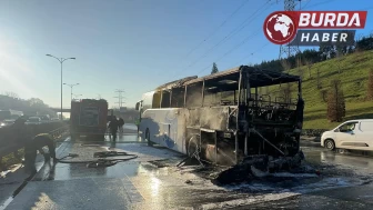 İstanbul'da bir yolcu otobüsü alev alınca 25 yolcu ölümden döndü!