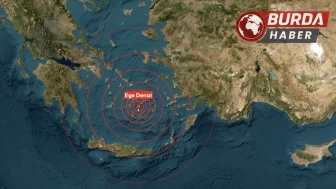 Ege Denizi’nde 5 büyüklüğünde deprem meydana geldi.