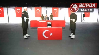 Şehit Uzman Çavuş Mustafa Bazna’nın naaşı memleketine gönderildi.