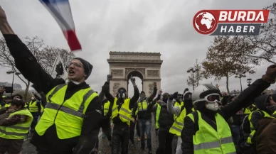 Sarı Yelekliler Hareketi, Paris'te 6. yılını kutladı:"Macron İstifa!"