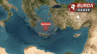 Ege Denizi’nde 5,1 büyüklüğünde deprem meydana geldi.