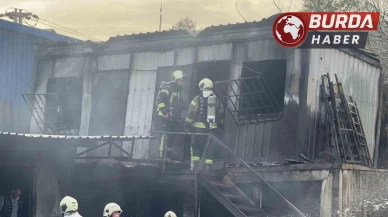 Kocaeli’nin Gebze ilçesinde hurdalık alanda yangın çıktı.