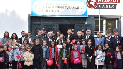 Kahraman şehit polisin ismi, kızının eğitim gördüğü okula verildi.