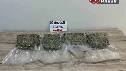 Bingöl’de Polis Tarafından 2 Kilogram 86 Gram Skunk Maddesi Bulundu!