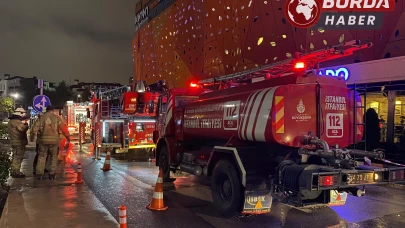 Ümraniye'deki Metrogarden Alışveriş Merkezi'nde Yangın Çıktı!