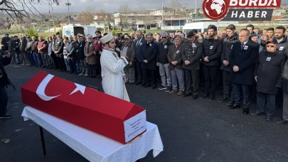 Tekirdağ’da Kıbrıs Gazisi Mustafa Topçu Son Yolculuğuna Uğurlandı!