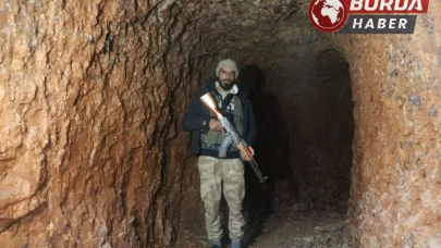 Tel Rıfat'ta PKK/YPG tarafından kullanılan dev tüneller görüntülendi!