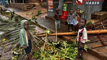 Mozambik'te Etkili Olan Chido Kasırgası Sonucunda 34 Kişi Öldü.