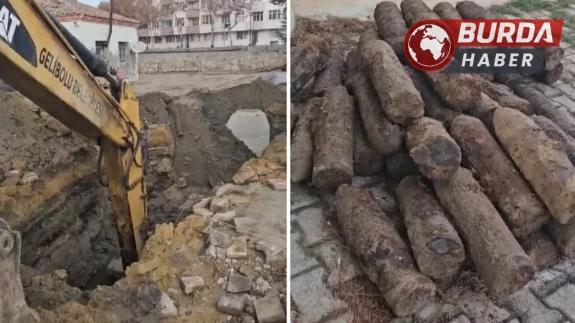 Çanakkale Savaşı'na Ait 50 Adet Patlamamış Top Mermisi Bulundu!