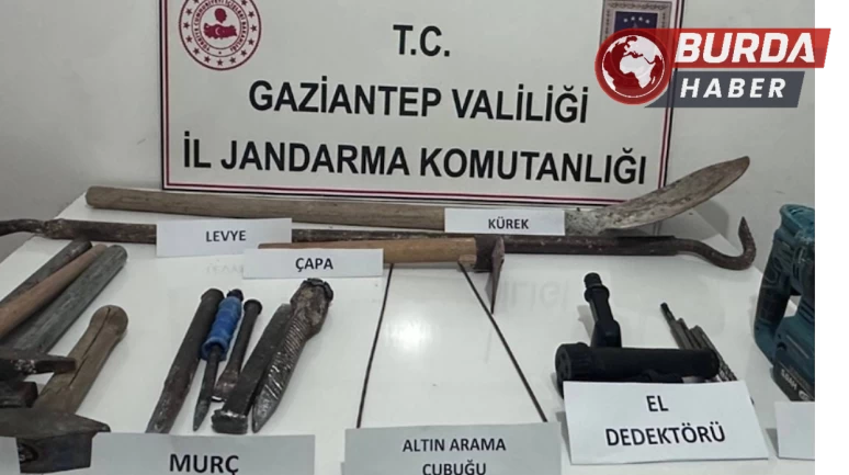 Kaçak kazı yapanlara suçüstü: 3 kişi gözaltına alındı.