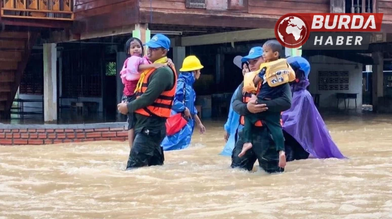 Tayland'ın güneyine şiddetli sel felaketi: 2 kişi hayatını kaybetti.