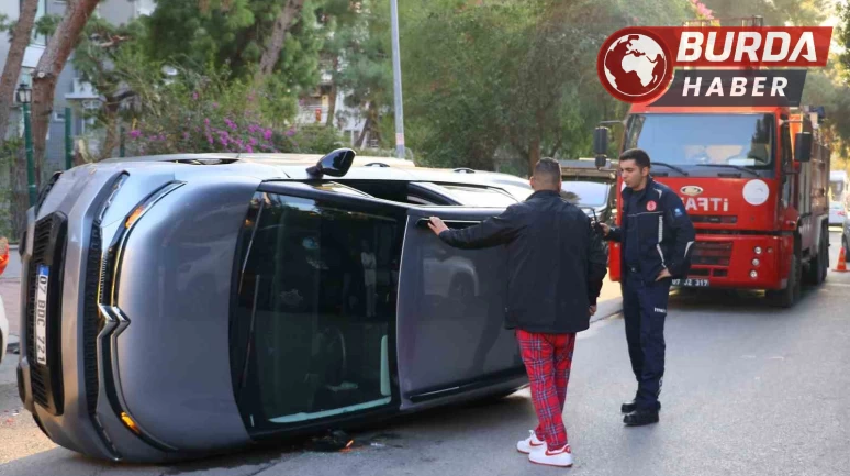 Alkolmetreyi reddeden sürücü, kaza sorumluluğunu da üstlenmedi.