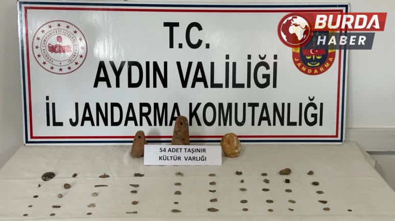 Aydın'da Roma dönemine ait çok sayıda tarihi eser ele geçirildi.