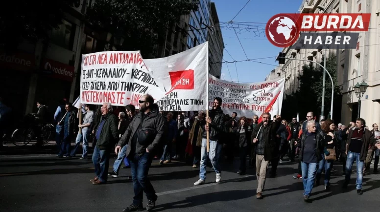 Yunanistan'da Binlerce İşçi Genel Grev İçin Sokaklara İndi!